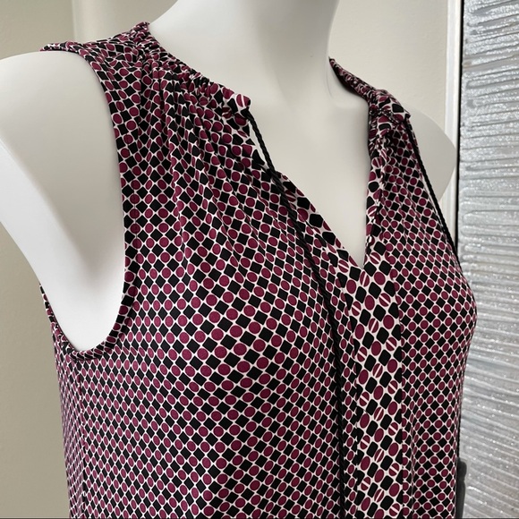 Michael Kors Women’s Garnet Mixed Print Tassel Dress Size S - Picture 5 of 15